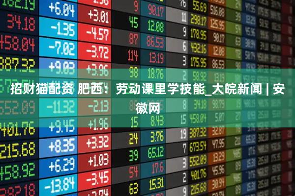 招财猫配资 肥西：劳动课里学技能_大皖新闻 | 安徽网