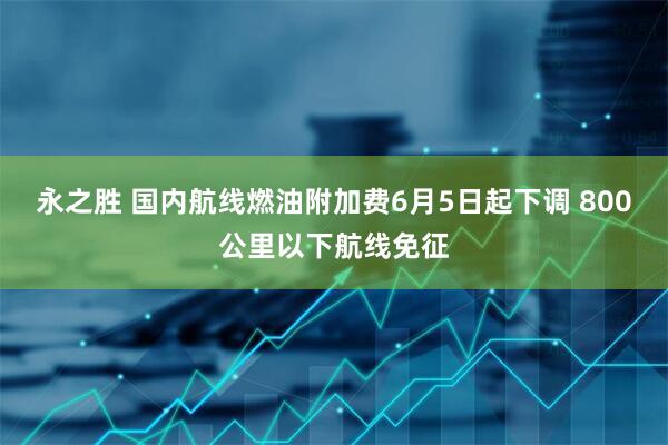 永之胜 国内航线燃油附加费6月5日起下调 800公里以下航线免征
