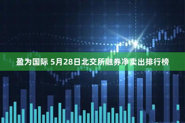 盈为国际 5月28日北交所融券净卖出排行榜