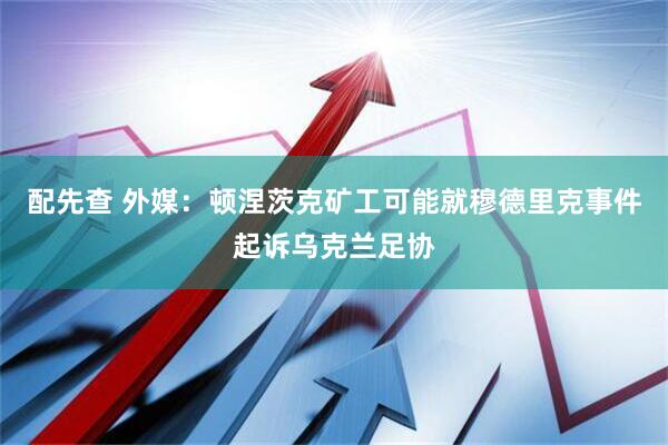 配先查 外媒：顿涅茨克矿工可能就穆德里克事件起诉乌克兰足协