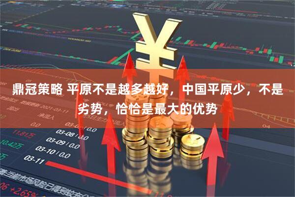 鼎冠策略 平原不是越多越好，中国平原少，不是劣势，恰恰是最大的优势